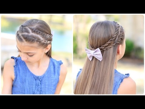 How To Create Zig-Zag Twistbacks | Cute Girls Hairstyles