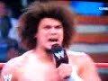 Carlito escupe manzana a Bobby Lashley Carlito escupe manzana a Bobby Lashley