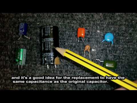 Capacitors - Hee's a video that like the title says is all about capacitors, here I show how to tell the difference between electolytic and non electolytic, what the numb...