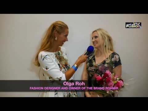 ART IN FUSION TV – INTERVIEW WITH OLGA ROH – ROHMIR SS17 ART IN FUSION TV – INTERVIEW WITH OLGA ROH – ROHMIR SS17