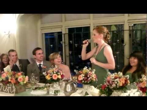 Kelsey's Maid of Honor speech