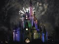 Disney World Fireworks Display \"Wishes\" Magic Kingdom