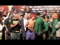 Mayweather Ortiz weigh-in