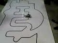 Giga line follower robot test 3
