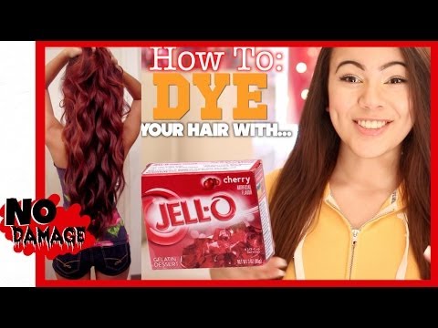 how to dye part of your hair