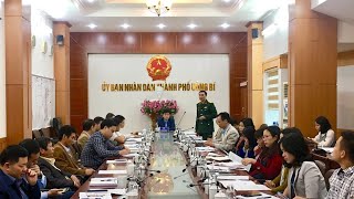 Họp Hội đồng nghĩa vụ quân sự thành phố