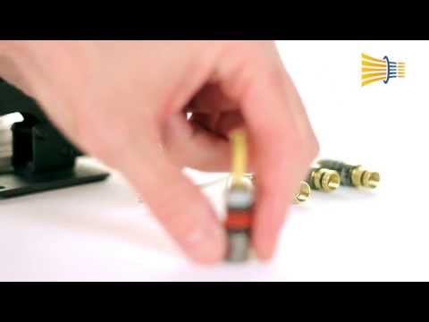 how to fit qed airloc banana plugs