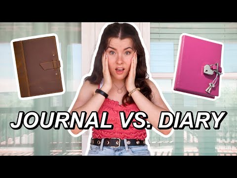 journal vs. diary | what's the difference?