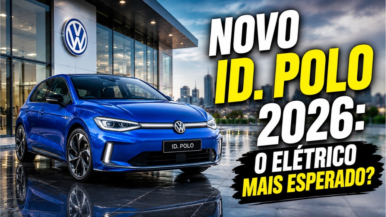 Novo ID. Polo 2026 Chega Eletrificado: Preço, Autonomia e tudo Sobre o Sucessor do Polo Clássico