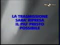 Cartello Interruzione Germania-Turchia - RaiUno - 25/6/08