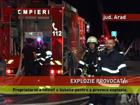 Explozie într-un apartament, provocată chiar de proprietar