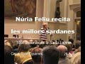 Núria Feliu recita sardanes