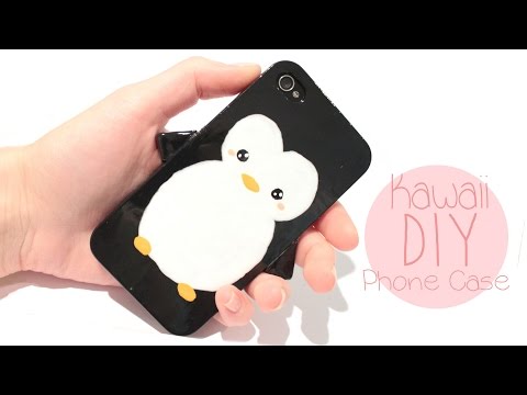 DIY Penguin Phone Case - EASY and Cute