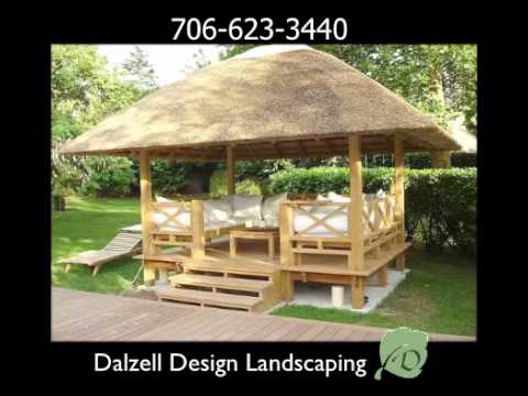 gazebos - http://dalzelldesignlandscaping.com 24 hr. line 706-623-3440 Serving Georgia and South Carolina Here at Dalzell design landscaping we build custom gazebos, p...