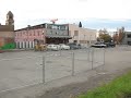 Pan of Illinois Street by the Cushman Street Bridge 9-20-09