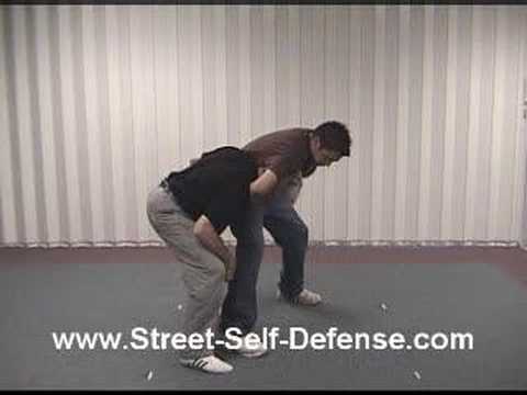 Self Defense - Against a side head lock.