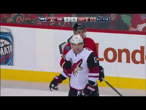 Video: Flames’ Ferland rocks, injures Ekman-Larsson with clean hit