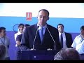 Discurso Campiani en bautismo de nuevo avión de Pluna