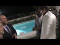 no one parties like ashton kutcher, diddy and baron jay in beverly hills, california