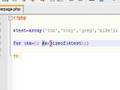 PHP Tutorial - 13 - Arrays with Loops