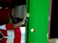 playing pool