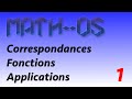 Correspondances, Fonctions Et Applications [partie 1] - René Adad