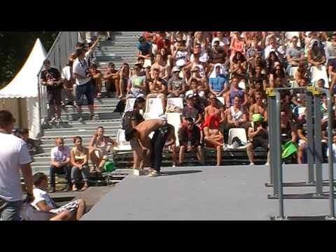 street workout world championship 2014 Eryc Ramiro Ortiz Avendano (France) 1 round