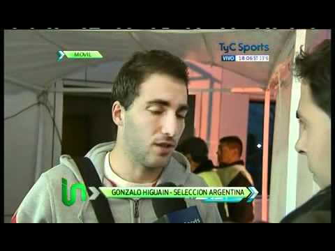 Gonzalo Higuain TyC Sports Interview