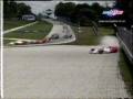 2008-12-28 | Helio Castroneves crashes CART at Road America 2000 ~> Helio Castroneves slides off the track during the Champ Car race at Road America in 2000. ... (00:13)