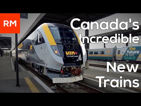 Canada's Incredible New Intercity Trains | VIA Rail Siemens Charger/Venture Fleet