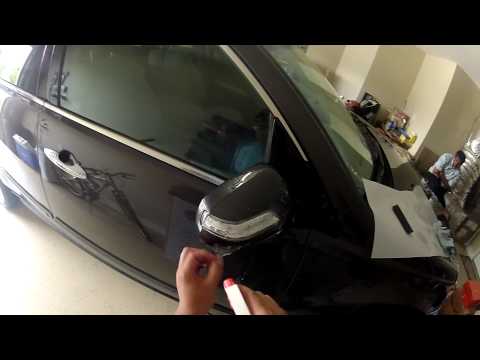 2012 Acura MDX – Clear bra install – mirror