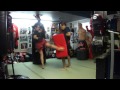 Side Step and Kick Counter - Female Muay Thai