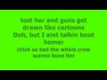 Ludacris Ft. Nicki Minaj - My Chick Is Bad ( Lyrics On Screen )