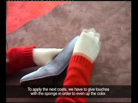 how to dye leather shoes a different color