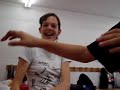 io l'irene e l'ary che facciamo cavolate in classe... ma lla fine si sente l'urlo del nostro prof e allora stoppiamo tt...