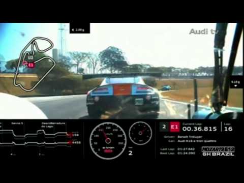Brazil 6H 2012 - Audi R-18 e-tron #1 - Benoît Tréluyer