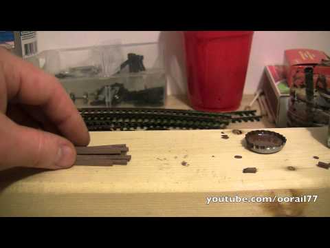 how to ballast oo gauge track