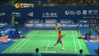 QF - MS - Kaskyap Parupalli vs  Wang Zhengming - 2012 China Open