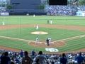videos de L.A. Dodger Manny Ramirez' first MLB at-bat in 50 games (plus first run of the game)