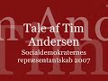 Tale af Tim Andersen