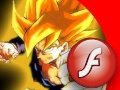 Efecto de DragonBall Z en Flash