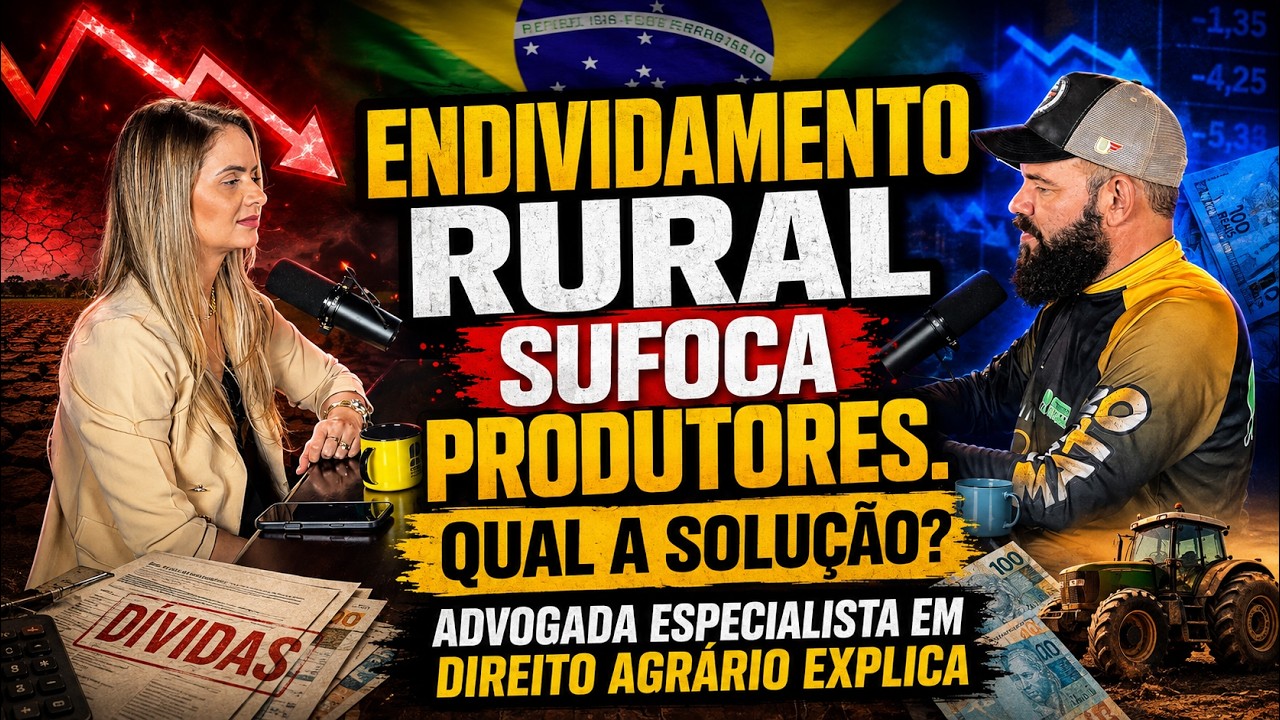 ENDIVIDAMENTO RURAL sufoca produtores. Qual a solução? Advogada especialista explica.