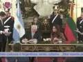 Prezidentas V.Adamkus susitiko su Argentinos Prezidente video