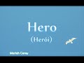 HERO - Mariah Carey (tradução)