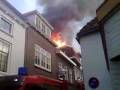 videos de Grote brand boven café La Strada in Goes