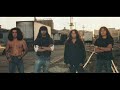 The song Muertos Caminantes by the band Struendo. Struendo was a death/thrash metal band from Mexico formed in 1992. These guys play the same thrashing Metal like Dark Half (another death/thrash metal band from Mexico). They also have Death Metal like lyrics, but play Thrash in the more extreme way. But they do it very variable and with a lot of breaks. Like all ``normal`` Metal bands at this time in Mexico they disappeared after one album. The album they released was called Genocidio and ...