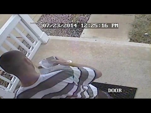 Homeowner Tracks Down Alleged Package Thief From Home Security Video