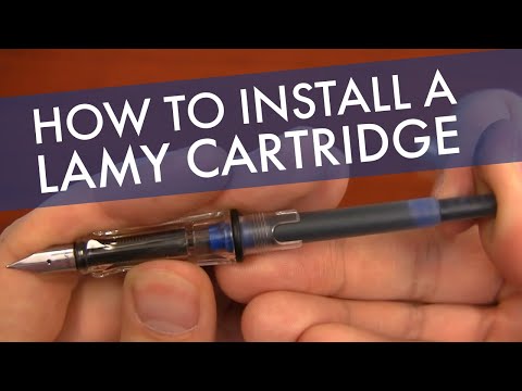 how to fill lamy safari