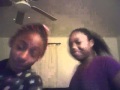 mary and jamora whipping their hair