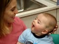 8 Month Old Deaf Baby’s Reaction To Cochlear Implant Being Activated